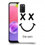 סמיילי כיסוי מגן קשיח בעיצוב אישי עם השם שלך ל Samsung Galaxy A03s יחידה אחת סקרין מובייל