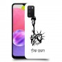 פסל החירות כיסוי מגן קשיח בעיצוב אישי עם השם שלך ל Samsung Galaxy A03s יחידה אחת סקרין מובייל