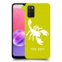 עקרב כיסוי מגן קשיח בעיצוב אישי עם השם שלך ל Samsung Galaxy A03s יחידה אחת סקרין מובייל