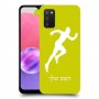 רץ כיסוי מגן קשיח בעיצוב אישי עם השם שלך ל Samsung Galaxy A03s יחידה אחת סקרין מובייל