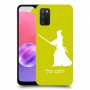 סמוראי כיסוי מגן קשיח בעיצוב אישי עם השם שלך ל Samsung Galaxy A03s יחידה אחת סקרין מובייל