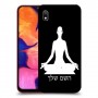 יוגה כיסוי מגן קשיח בעיצוב אישי עם השם שלך ל Samsung Galaxy A10 יחידה אחת סקרין מובייל