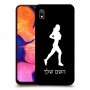 ג'וגלין - אישה כיסוי מגן קשיח בעיצוב אישי עם השם שלך ל Samsung Galaxy A10 יחידה אחת סקרין מובייל