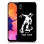 ילד סקייטבורד כיסוי מגן קשיח בעיצוב אישי עם השם שלך ל Samsung Galaxy A10 יחידה אחת סקרין מובייל