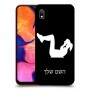אימון ספורט - אישה כיסוי מגן קשיח בעיצוב אישי עם השם שלך ל Samsung Galaxy A10 יחידה אחת סקרין מובייל