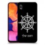הגה - קפטן - ים כיסוי מגן קשיח בעיצוב אישי עם השם שלך ל Samsung Galaxy A10 יחידה אחת סקרין מובייל