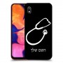 רופא סטטוסקופ כיסוי מגן קשיח בעיצוב אישי עם השם שלך ל Samsung Galaxy A10 יחידה אחת סקרין מובייל