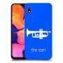 חצוצרה כיסוי מגן קשיח בעיצוב אישי עם השם שלך ל Samsung Galaxy A10 יחידה אחת סקרין מובייל