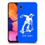 ילד סקייטבורד כיסוי מגן קשיח בעיצוב אישי עם השם שלך ל Samsung Galaxy A10 יחידה אחת סקרין מובייל