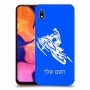 אופנוע שלג כיסוי מגן קשיח בעיצוב אישי עם השם שלך ל Samsung Galaxy A10 יחידה אחת סקרין מובייל