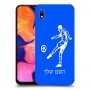 שחקן כדורגל כיסוי מגן קשיח בעיצוב אישי עם השם שלך ל Samsung Galaxy A10 יחידה אחת סקרין מובייל