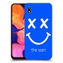 סמיילי כיסוי מגן קשיח בעיצוב אישי עם השם שלך ל Samsung Galaxy A10 יחידה אחת סקרין מובייל