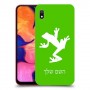 צפרדע טרופית כיסוי מגן קשיח בעיצוב אישי עם השם שלך ל Samsung Galaxy A10 יחידה אחת סקרין מובייל