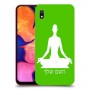 יוגה כיסוי מגן קשיח בעיצוב אישי עם השם שלך ל Samsung Galaxy A10 יחידה אחת סקרין מובייל