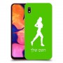 ג'וגלין - אישה כיסוי מגן קשיח בעיצוב אישי עם השם שלך ל Samsung Galaxy A10 יחידה אחת סקרין מובייל