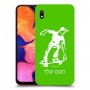 ילד סקייטבורד כיסוי מגן קשיח בעיצוב אישי עם השם שלך ל Samsung Galaxy A10 יחידה אחת סקרין מובייל