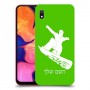 סנובורד כיסוי מגן קשיח בעיצוב אישי עם השם שלך ל Samsung Galaxy A10 יחידה אחת סקרין מובייל