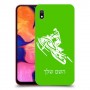אופנוע שלג כיסוי מגן קשיח בעיצוב אישי עם השם שלך ל Samsung Galaxy A10 יחידה אחת סקרין מובייל