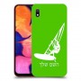גלישת מפרש כיסוי מגן קשיח בעיצוב אישי עם השם שלך ל Samsung Galaxy A10 יחידה אחת סקרין מובייל