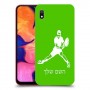 שחקן טניס כיסוי מגן קשיח בעיצוב אישי עם השם שלך ל Samsung Galaxy A10 יחידה אחת סקרין מובייל
