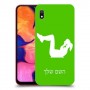 אימון ספורט - אישה כיסוי מגן קשיח בעיצוב אישי עם השם שלך ל Samsung Galaxy A10 יחידה אחת סקרין מובייל