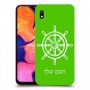 הגה - קפטן - ים כיסוי מגן קשיח בעיצוב אישי עם השם שלך ל Samsung Galaxy A10 יחידה אחת סקרין מובייל