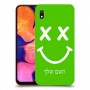 סמיילי כיסוי מגן קשיח בעיצוב אישי עם השם שלך ל Samsung Galaxy A10 יחידה אחת סקרין מובייל