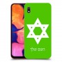 מגן דוד - ישראל כיסוי מגן קשיח בעיצוב אישי עם השם שלך ל Samsung Galaxy A10 יחידה אחת סקרין מובייל