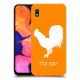 תרנגול כיסוי מגן קשיח בעיצוב אישי עם השם שלך ל Samsung Galaxy A10 יחידה אחת סקרין מובייל