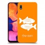 דגים כיסוי מגן קשיח בעיצוב אישי עם השם שלך ל Samsung Galaxy A10 יחידה אחת סקרין מובייל