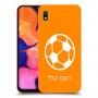 כדורגל - כדור כיסוי מגן קשיח בעיצוב אישי עם השם שלך ל Samsung Galaxy A10 יחידה אחת סקרין מובייל