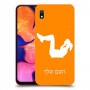 אימון ספורט - אישה כיסוי מגן קשיח בעיצוב אישי עם השם שלך ל Samsung Galaxy A10 יחידה אחת סקרין מובייל