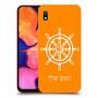 הגה - קפטן - ים כיסוי מגן קשיח בעיצוב אישי עם השם שלך ל Samsung Galaxy A10 יחידה אחת סקרין מובייל