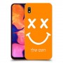 סמיילי כיסוי מגן קשיח בעיצוב אישי עם השם שלך ל Samsung Galaxy A10 יחידה אחת סקרין מובייל