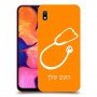 רופא סטטוסקופ כיסוי מגן קשיח בעיצוב אישי עם השם שלך ל Samsung Galaxy A10 יחידה אחת סקרין מובייל