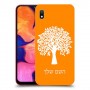 עץ כיסוי מגן קשיח בעיצוב אישי עם השם שלך ל Samsung Galaxy A10 יחידה אחת סקרין מובייל