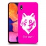 זאב כיסוי מגן קשיח בעיצוב אישי עם השם שלך ל Samsung Galaxy A10 יחידה אחת סקרין מובייל