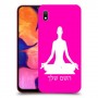 יוגה כיסוי מגן קשיח בעיצוב אישי עם השם שלך ל Samsung Galaxy A10 יחידה אחת סקרין מובייל