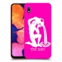 דלי כיסוי מגן קשיח בעיצוב אישי עם השם שלך ל Samsung Galaxy A10 יחידה אחת סקרין מובייל
