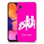 תאומים כיסוי מגן קשיח בעיצוב אישי עם השם שלך ל Samsung Galaxy A10 יחידה אחת סקרין מובייל