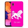 אריה כיסוי מגן קשיח בעיצוב אישי עם השם שלך ל Samsung Galaxy A10 יחידה אחת סקרין מובייל