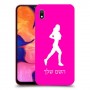 ג'וגלין - אישה כיסוי מגן קשיח בעיצוב אישי עם השם שלך ל Samsung Galaxy A10 יחידה אחת סקרין מובייל