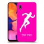 רץ כיסוי מגן קשיח בעיצוב אישי עם השם שלך ל Samsung Galaxy A10 יחידה אחת סקרין מובייל