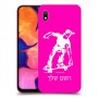 ילד סקייטבורד כיסוי מגן קשיח בעיצוב אישי עם השם שלך ל Samsung Galaxy A10 יחידה אחת סקרין מובייל