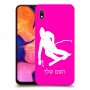 סקִי כיסוי מגן קשיח בעיצוב אישי עם השם שלך ל Samsung Galaxy A10 יחידה אחת סקרין מובייל