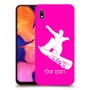 סנובורד כיסוי מגן קשיח בעיצוב אישי עם השם שלך ל Samsung Galaxy A10 יחידה אחת סקרין מובייל