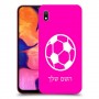 כדורגל - כדור כיסוי מגן קשיח בעיצוב אישי עם השם שלך ל Samsung Galaxy A10 יחידה אחת סקרין מובייל