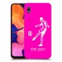 שחקן כדורגל כיסוי מגן קשיח בעיצוב אישי עם השם שלך ל Samsung Galaxy A10 יחידה אחת סקרין מובייל