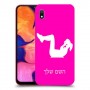 אימון ספורט - אישה כיסוי מגן קשיח בעיצוב אישי עם השם שלך ל Samsung Galaxy A10 יחידה אחת סקרין מובייל