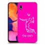 שחקן כדורעף כיסוי מגן קשיח בעיצוב אישי עם השם שלך ל Samsung Galaxy A10 יחידה אחת סקרין מובייל